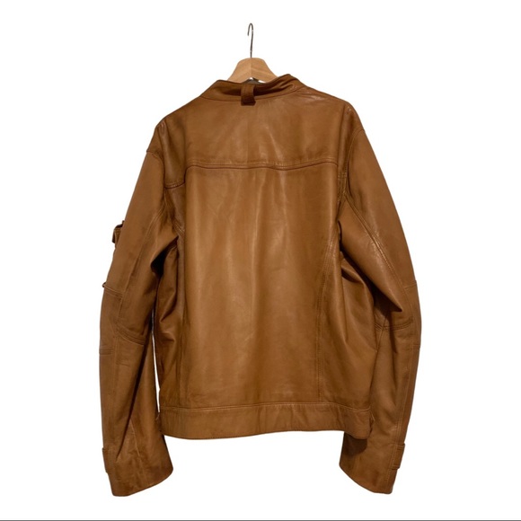 Vintage Bod & Christensen Genuine Leather Jacket Sz XXL - Picture 2 of 14